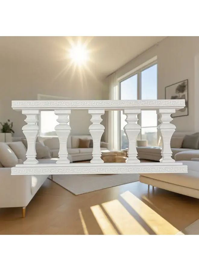 Grey Dollhouse Roman Fence Miniature Architectural Columns Model Scenery - Image 5